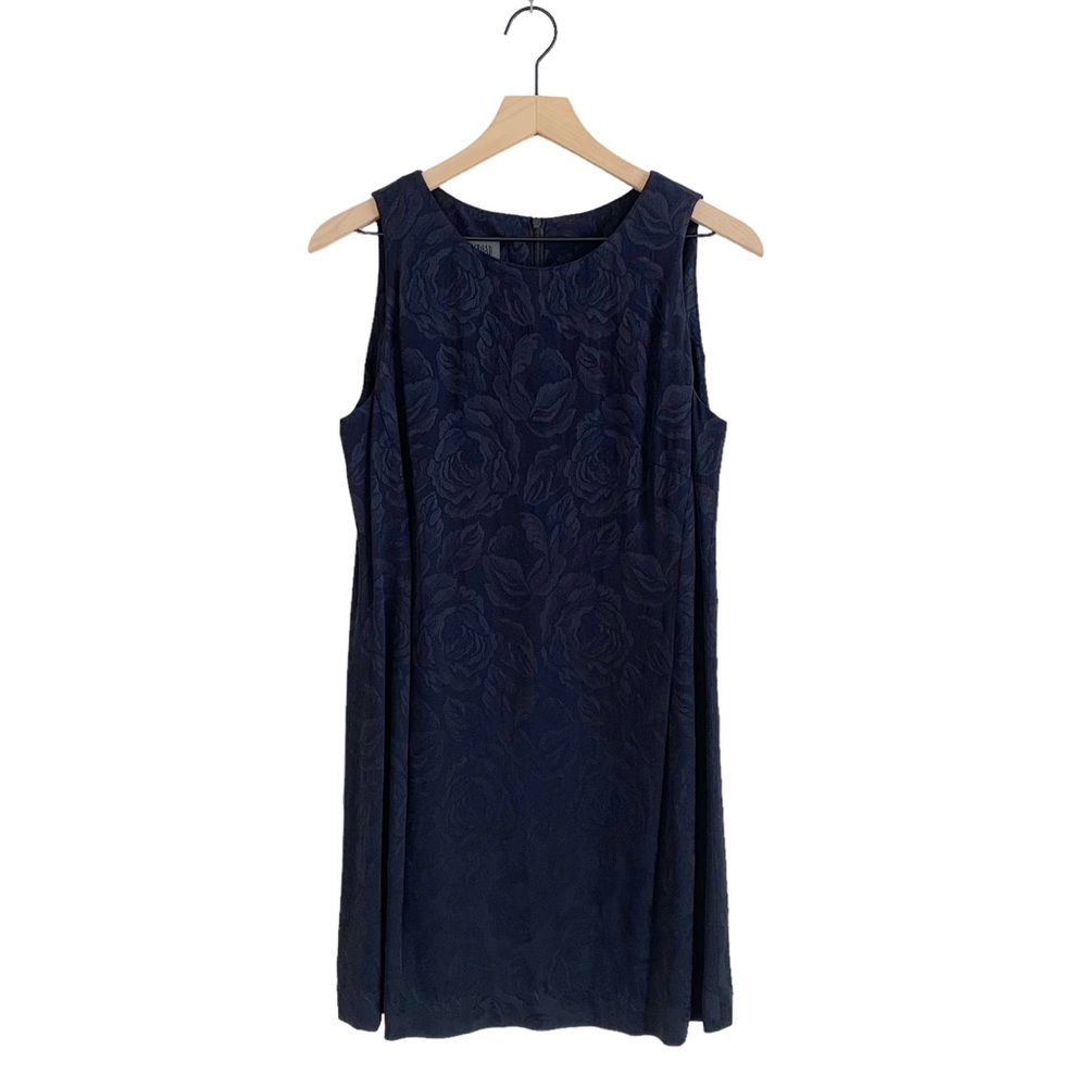 Country Road Black Rose Damask Dress (Floral Garden Romantic Whimsigoth Witchy)